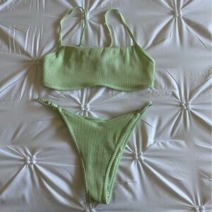 Hollister Light Green Bikini Bottom
